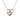 Collana regolabile con placcatura argento con pendente cuore placcato argento e oro rosa